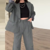 Lapel loose temperament commuter suit two-piece suit 24