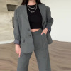 Lapel loose temperament commuter suit two-piece suit 24