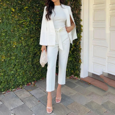 High-end gentle suit pants set 16