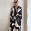Graffiti casual temperament print loose wide-leg pants suit 35