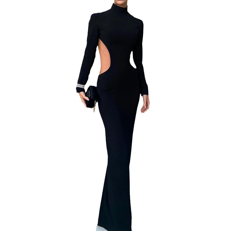 Sexy backless long party dress 37