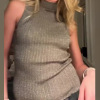Women's round neck solid color backless knitted vest 51